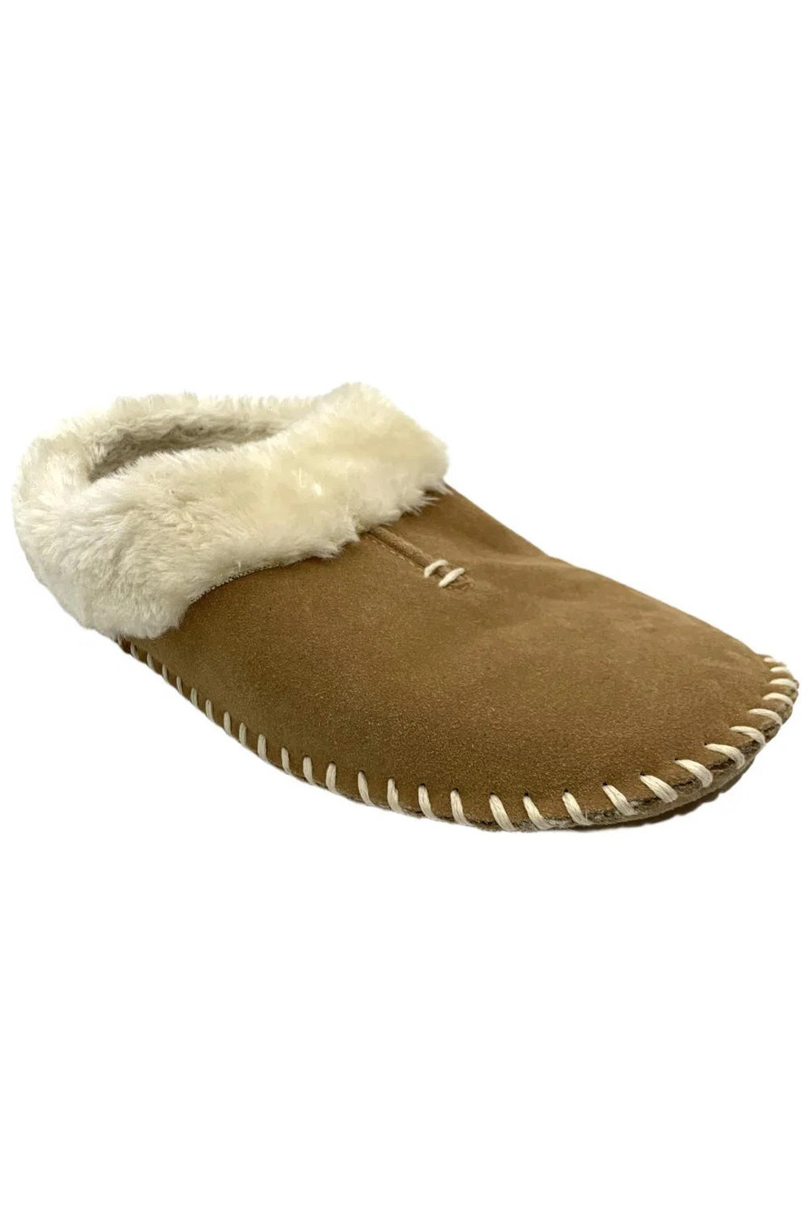 Minnetonka Women's Caitlin Clog Slipper Cinnamon - Medium